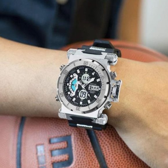 Mens Big Face LED Luxury Watch - Picture 2 of 4